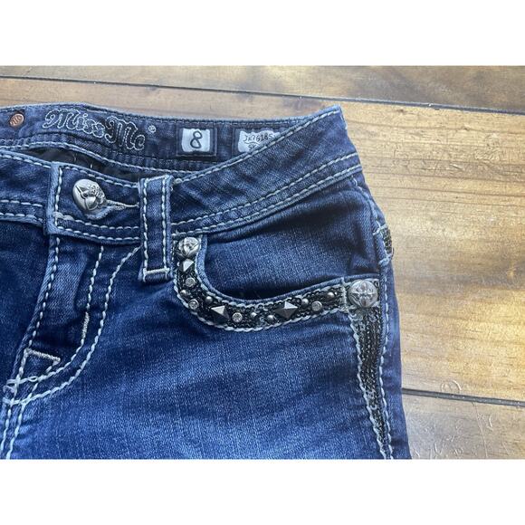 Miss Me Dark Blue Kids Jeans - Picture 4 of 10